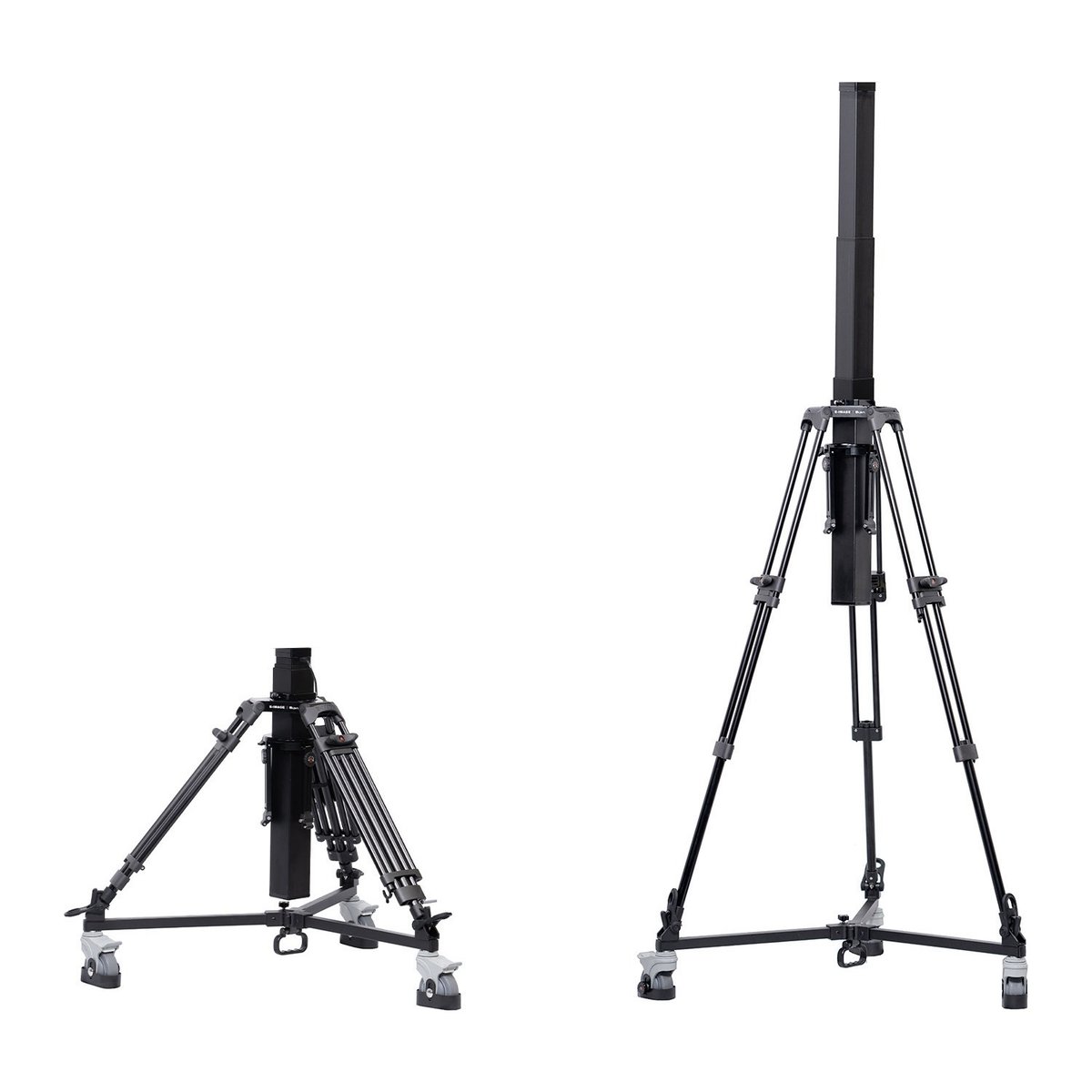 Ikan 19in Widescreen PTZ Teleprompter w/ Talent Monitor, Motorized Pedestal & Dolly Turnkey - view 2