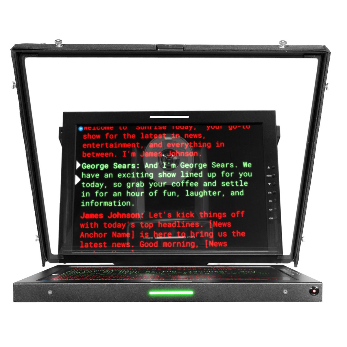 Ikan 19" Widescreen PTZ 3G-SDI Teleprompter, Tripod and Dolly Turnkey - view 2
