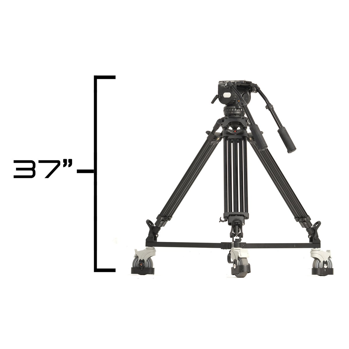 Ikan 19" Widescreen Teleprompter with Talent Monitor, Tripod and Dolly Turnkey, Travel Kit - view 2