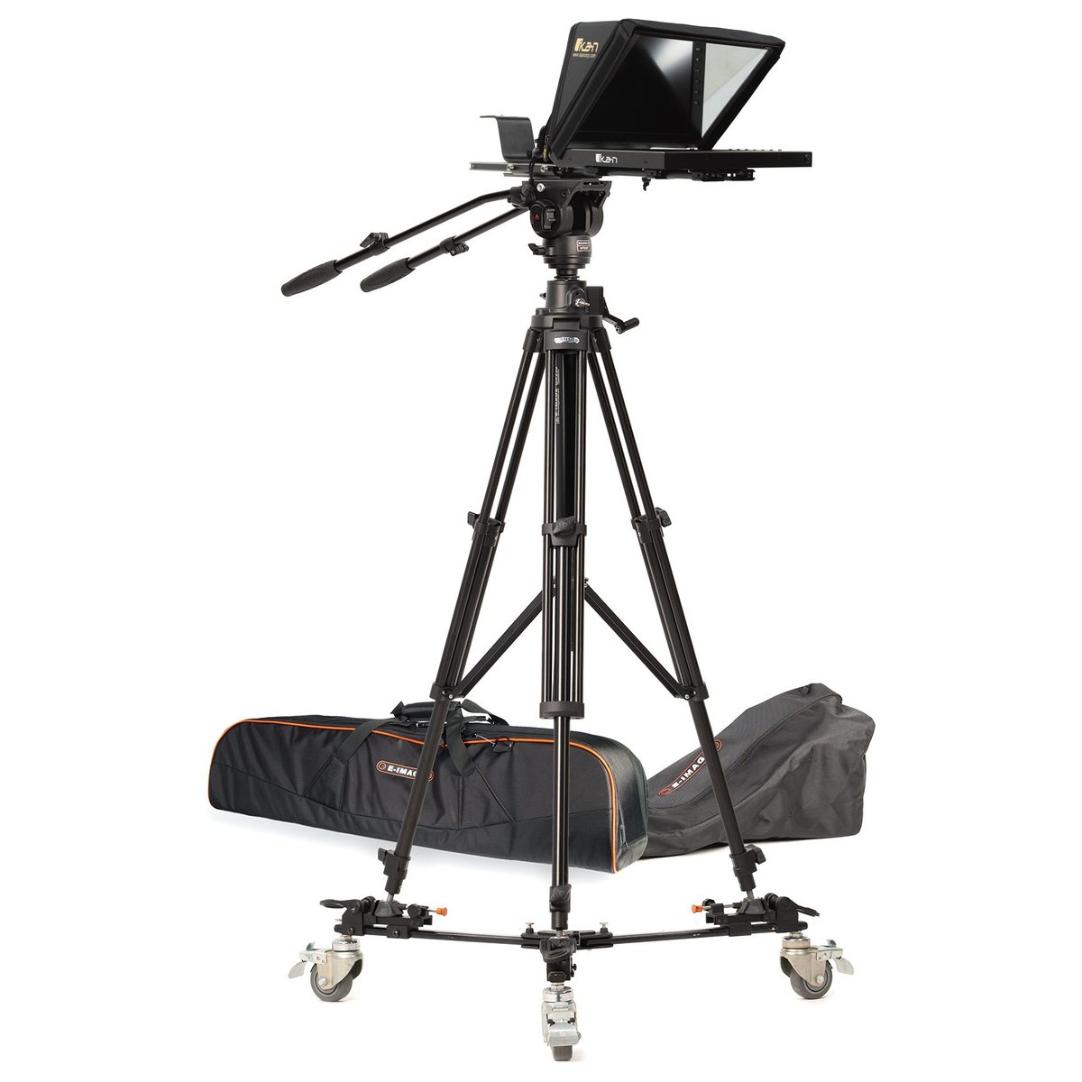 Ikan 12in Teleprompter, Pedestal & Dolly Turnkey