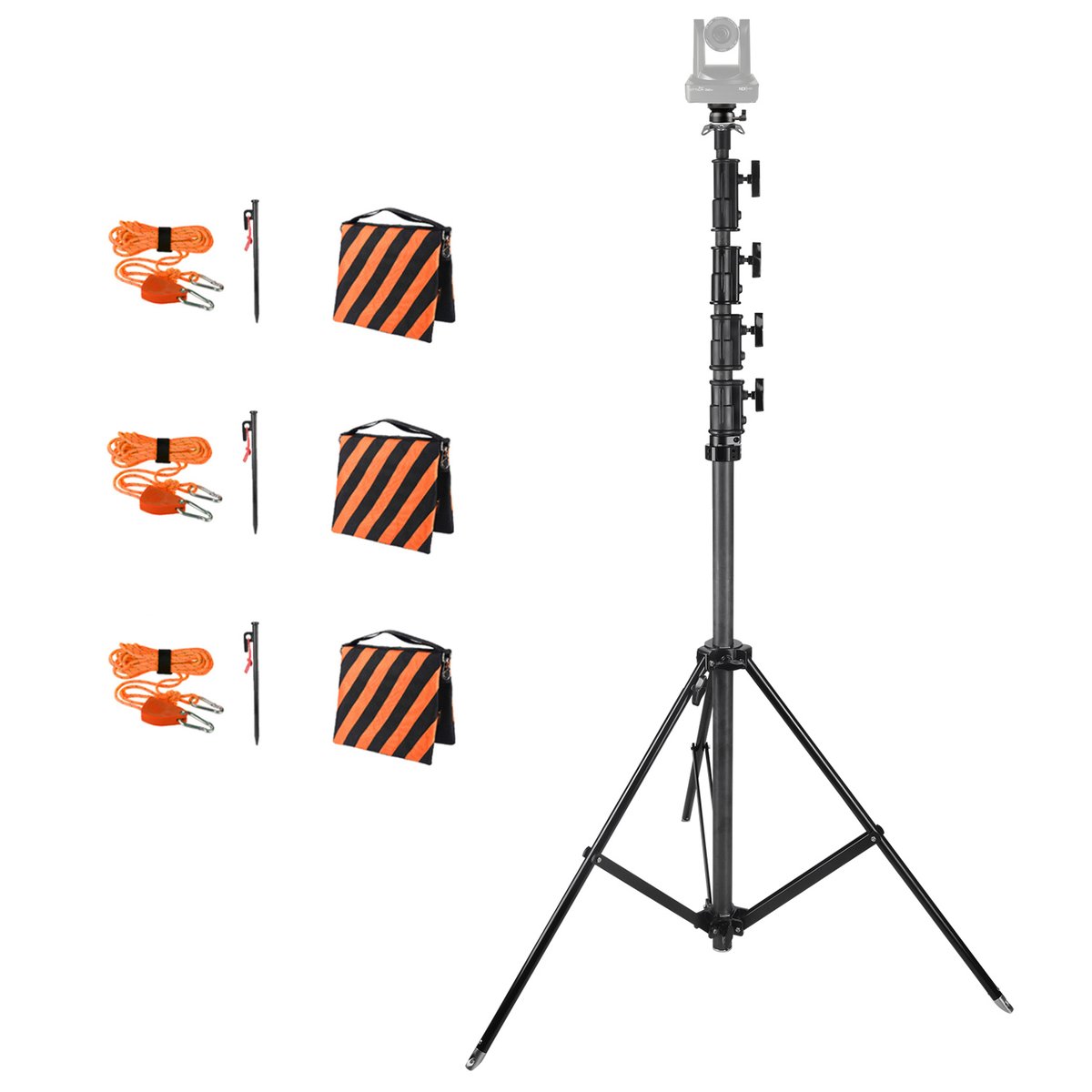 Ikan 21ft Carbon Fiber PTZ Tripod Stand (E-Image)