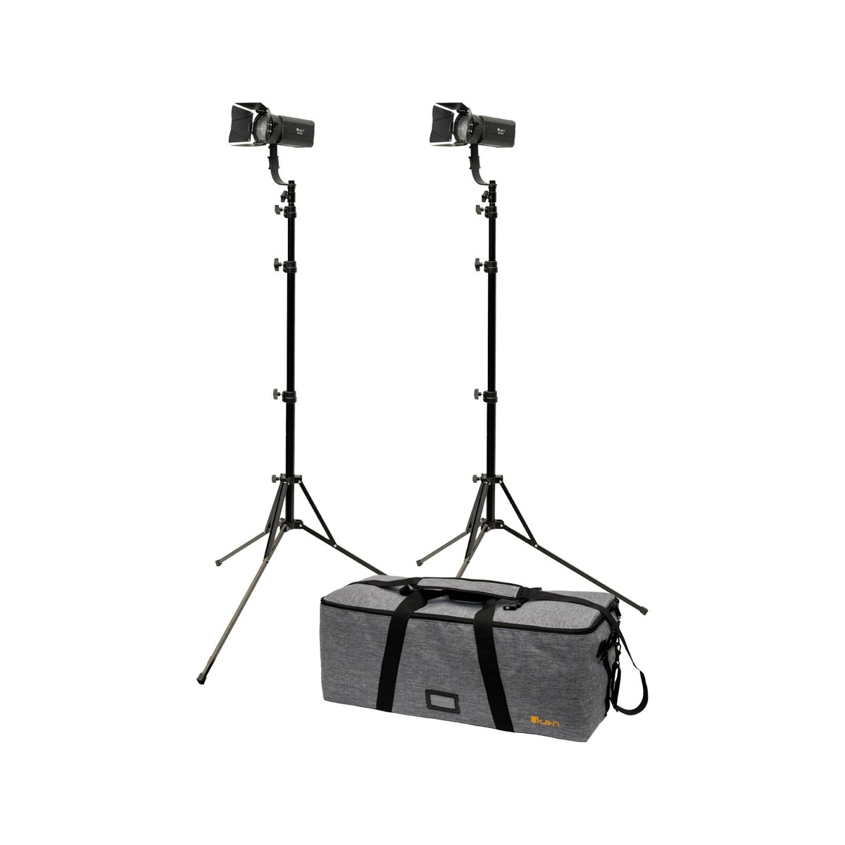 Ikan Stryder 2-Point Bi-Color 2800K - 6500K 65 Watt LED Fresnel Light with DMX Kit