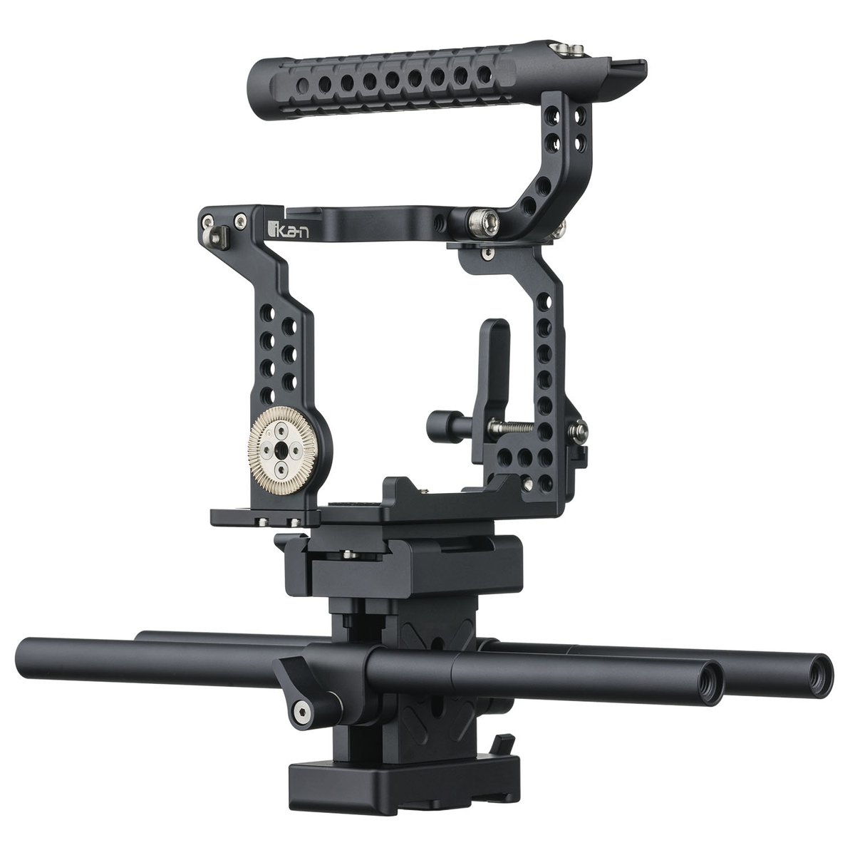 Ikan STRATUS Complete Cage for Sony a7 III Series Cameras Includes Top Handle, Rods, Base, Frame, and Cable Clamp - view 2