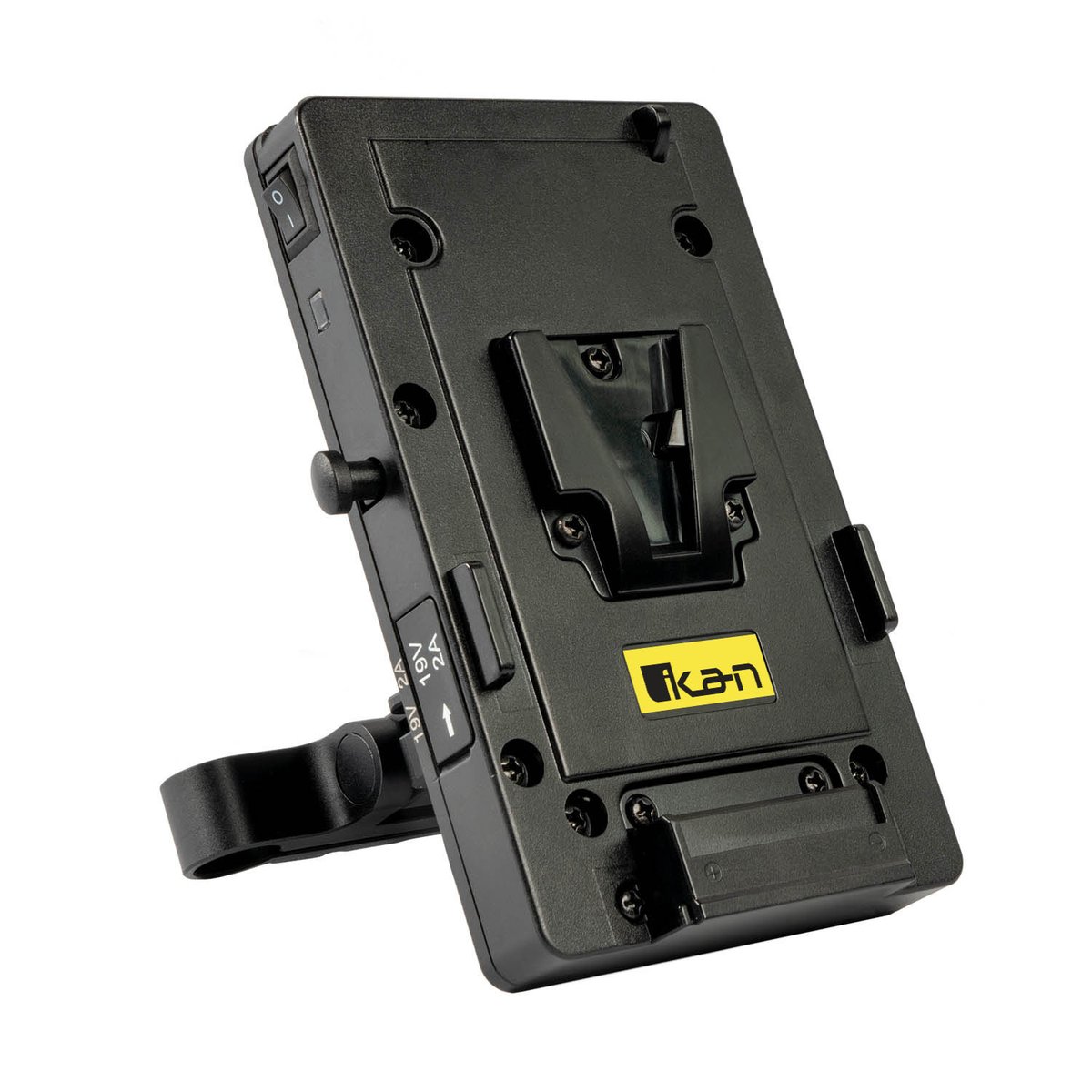 Ikan STR-PWR-PLATE-V STRATUS V-Mount Battery Plate with 15mm Rod Adapter