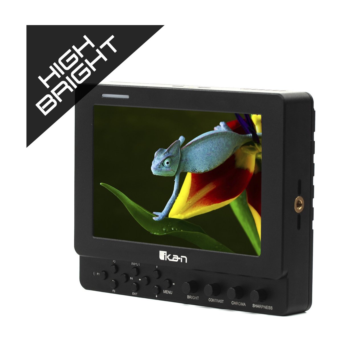 Ikan 7" High Bright 4K HDMI/3G-SDI On-Camera Tally Field Monitor Deluxe Kit - view 2