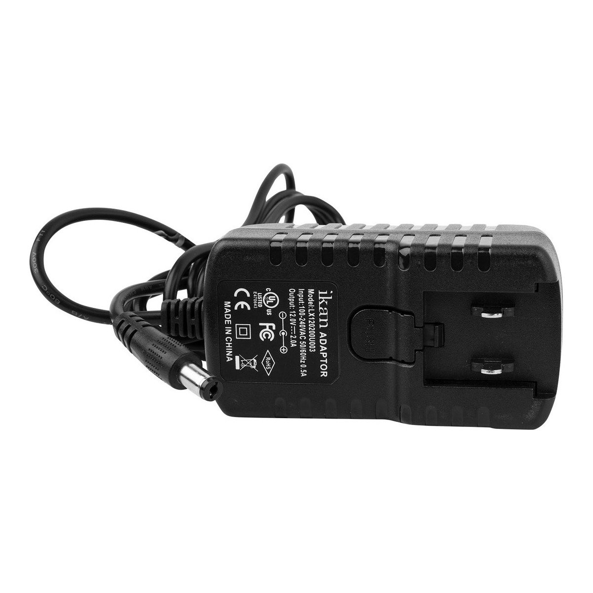 Ikan XYYU-120200 12 Volt 2 Amp AC/DC Universal Adapter - view 4