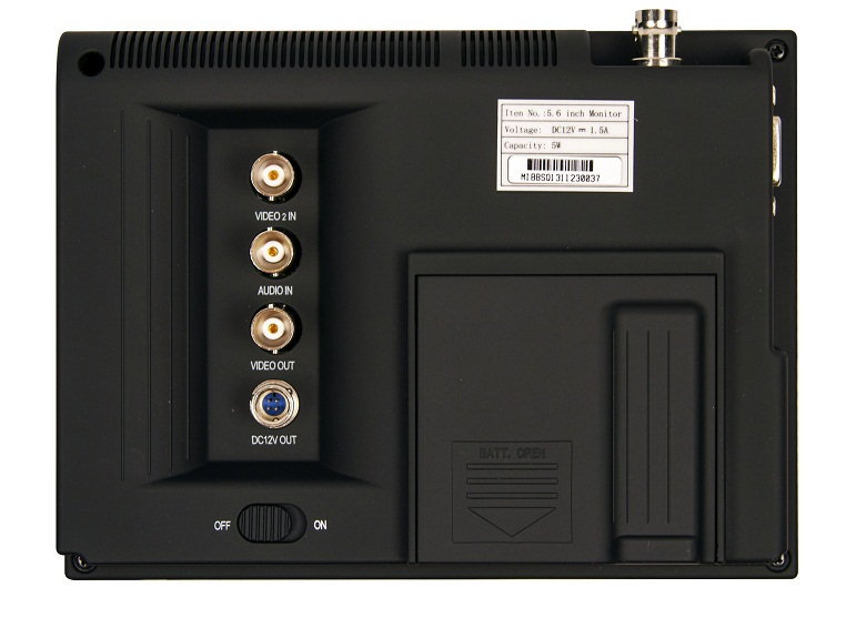 Ikegami ECO-SM560 Portable 5.6-Inch Sunlight-Readable Service Monitor - view 4