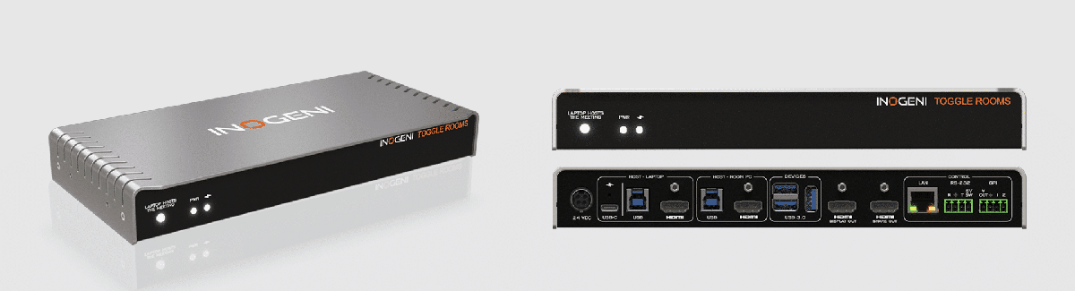 INOGENI TOGGLE ROOMS 3-Host USB and HDMI Switcher product image