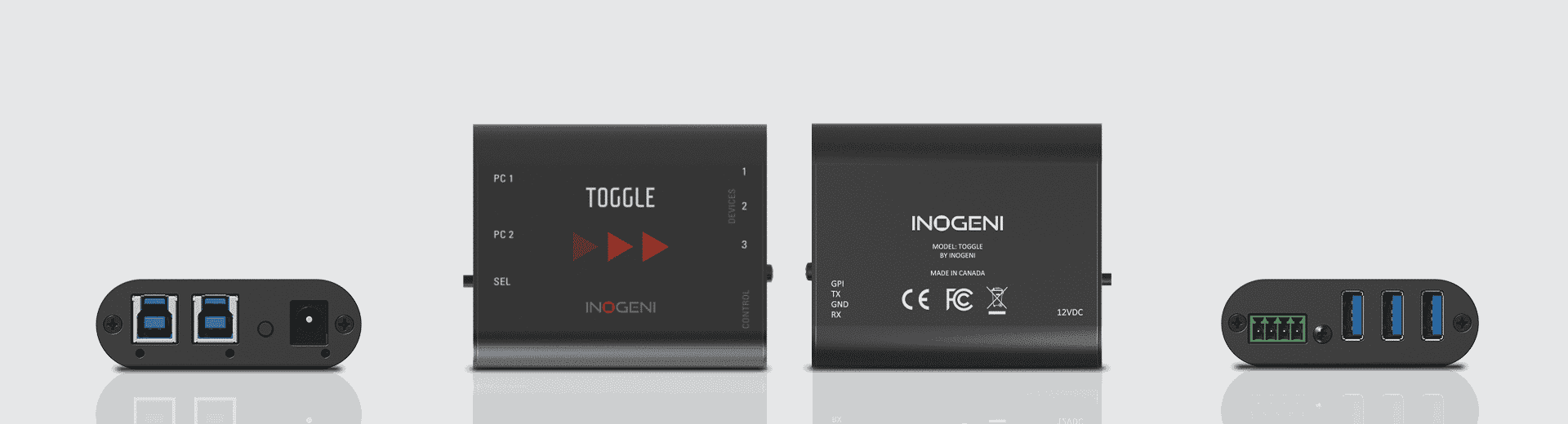 Inogeni TOGGLE USB 3.0 Two-Host Switcher