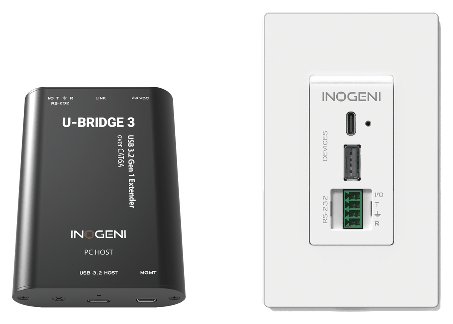 Inogeni U-BRIDGE 3 WP USB 3.0 Wall Plate Extender