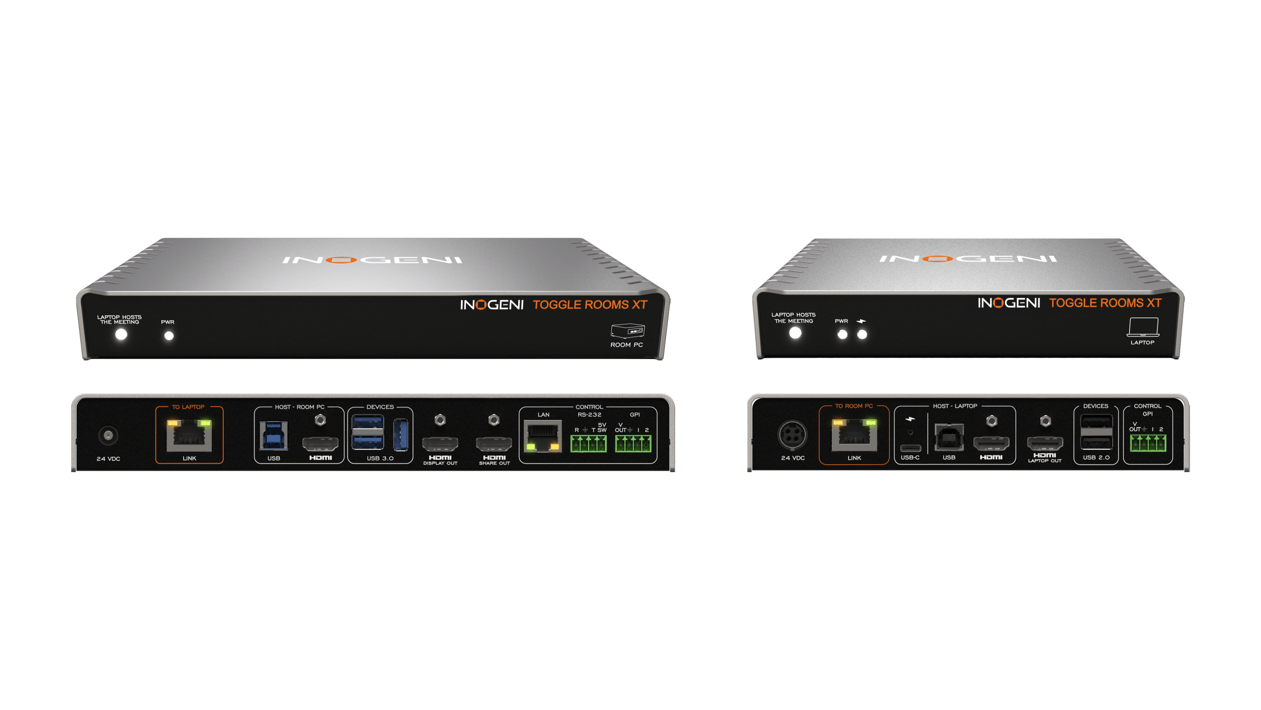 INOGENI TOGGLE ROOMS XT 3-Host BYOD/BYOM Switcher - view 3