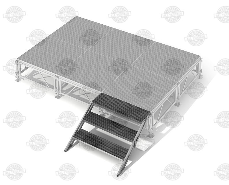 Intellistage All-Terrain Universal Stair Assembly - view 2
