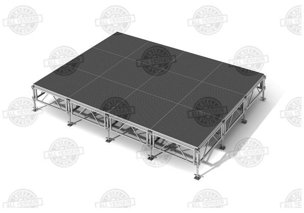 Intellistage All-Terrain 192 sq ft Stage System, 12 x 16 ft