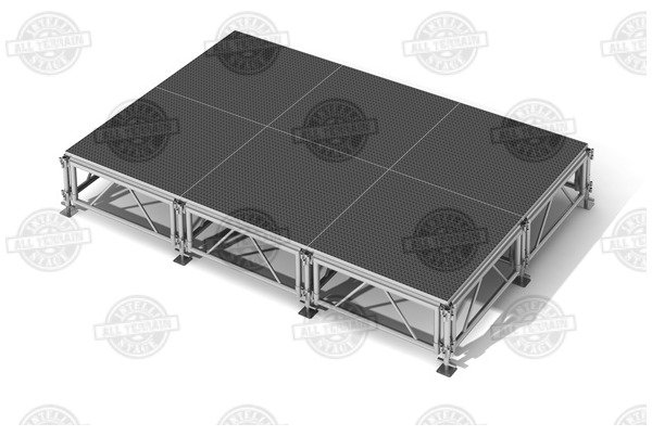 Intellistage All-Terrain 96 sq ft Stage System, 12 x 8 ft