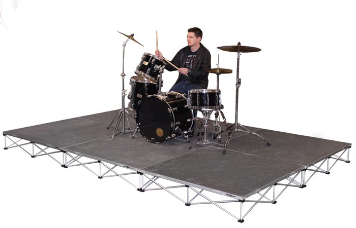 Intellistage 96 sq ft Drum Riser Package product image