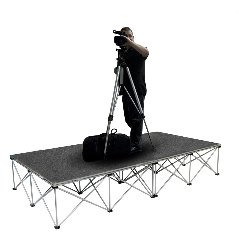 Intellistage Folding Dual Camera Platform, 3 x 6 ft - view 2