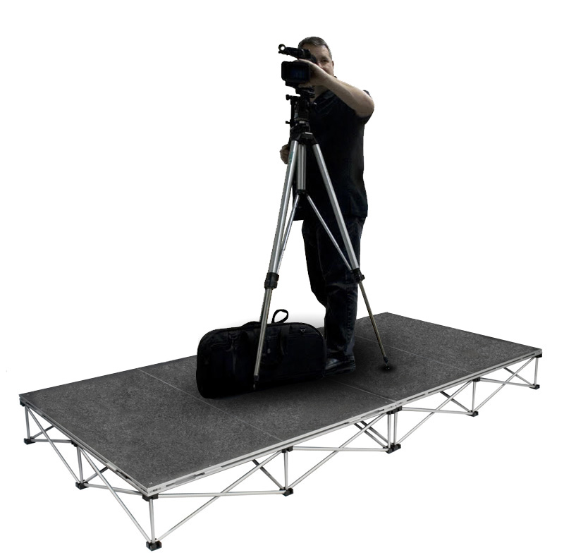 Intellistage Folding Dual Camera Platform, 4 x 8 ft - view 2