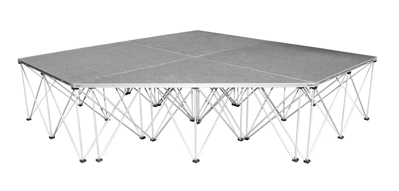 Intellistage 4 ft Right Triangle Stage Platform - view 2
