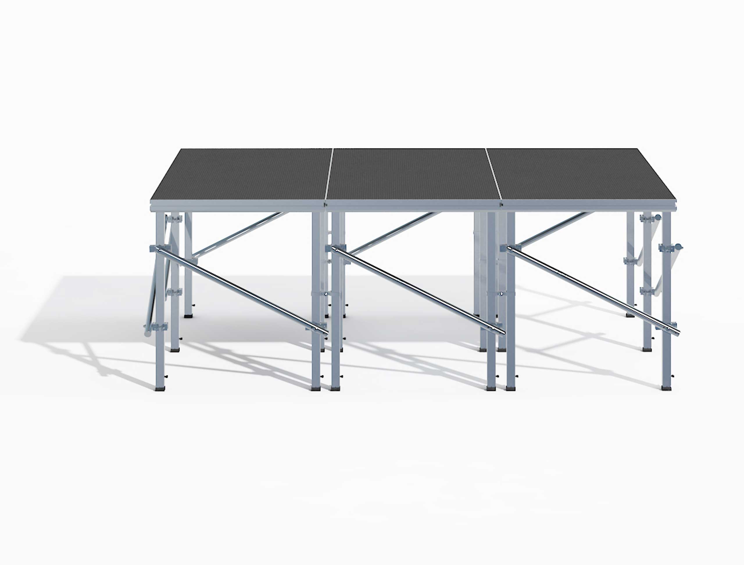 Intellistage ProFlex Heavy-Duty 12 x 8 ft Stage Kit, 96 sq ft - view 2