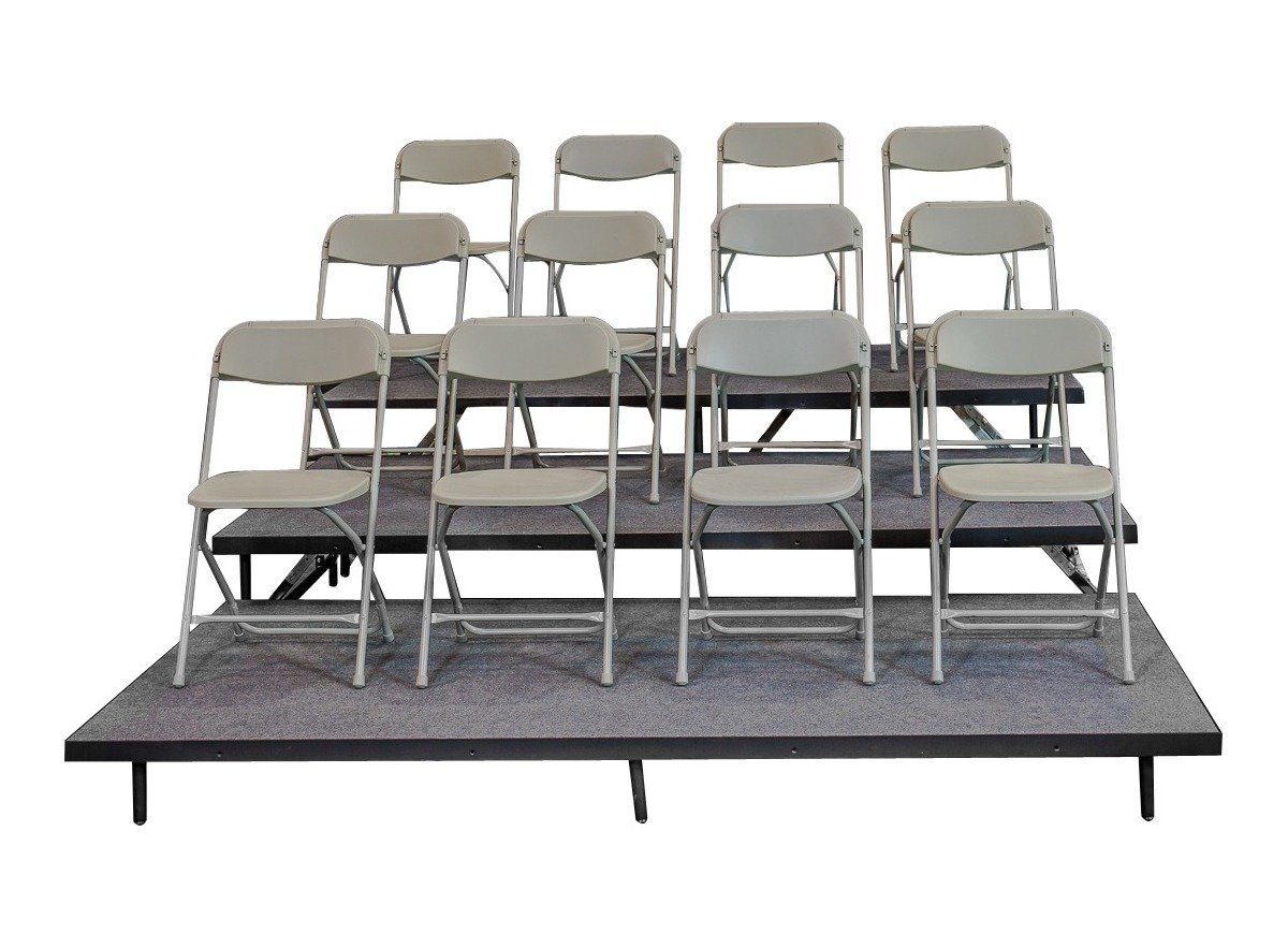 Intellistage Staging 101 3-Tier Seated Riser System