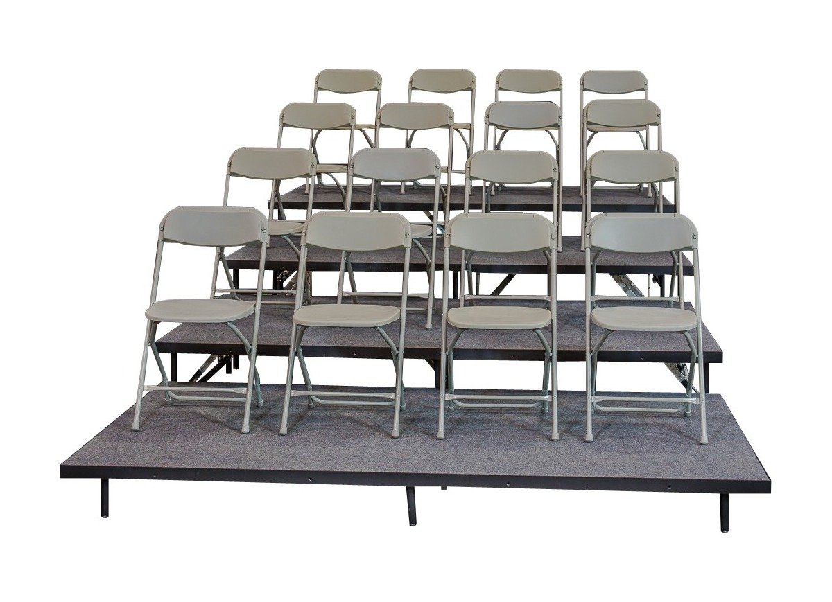 Intellistage Staging 101 4-Tier Seated Riser System product image