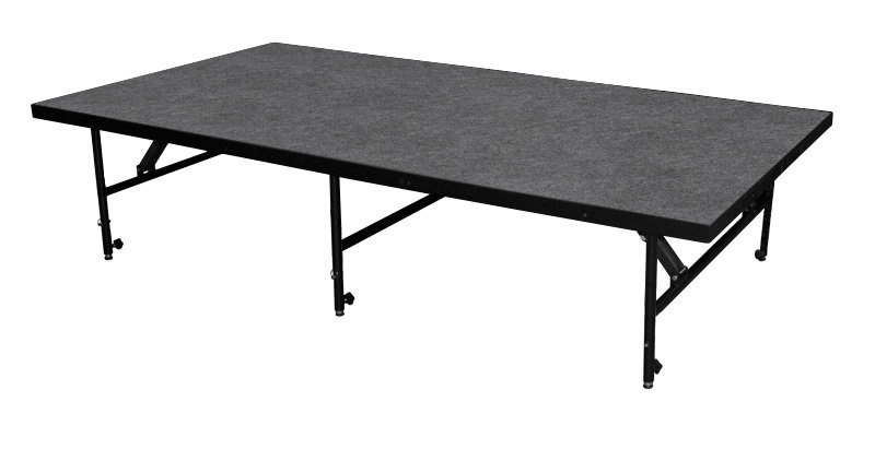 Intellistage Staging 101 4 x 8 ft Stage Panel, 24 to 32 inch Adjustable