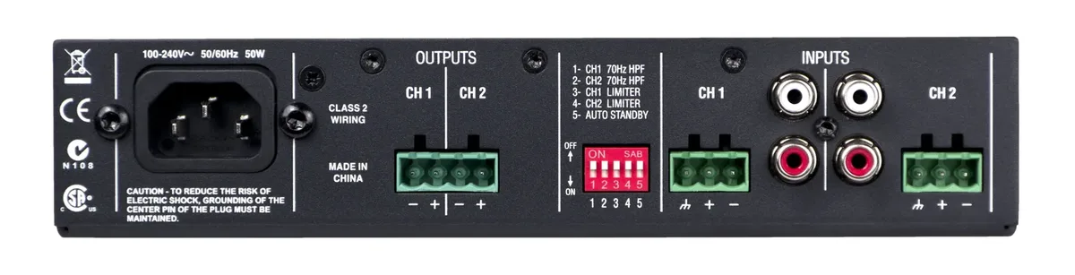 JBL CSA-2120 2 x 120W Audio Amplifier - view 2
