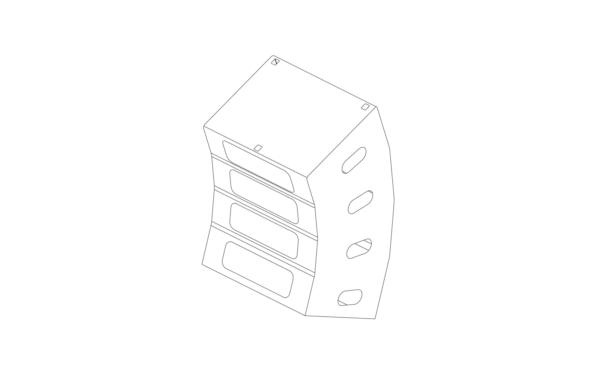 JBL SRX910LA-VT-CVR Vertical Transporter Cover for Four SRX910LA