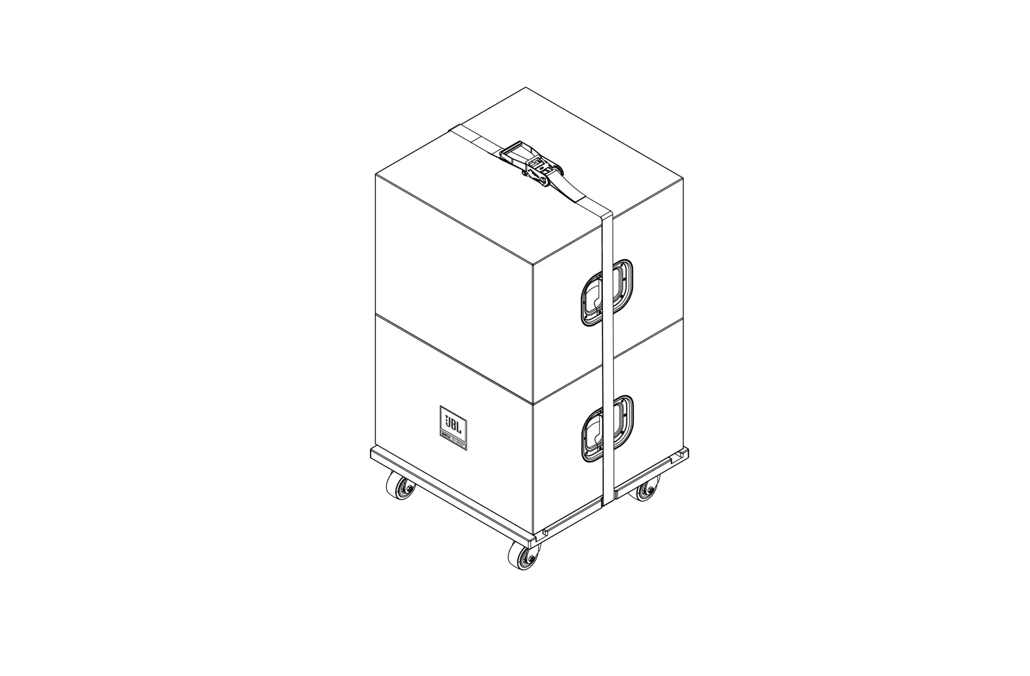 JBL SRX918S VT CVR Vertical Transporter Cover for SRX918S/SF product image