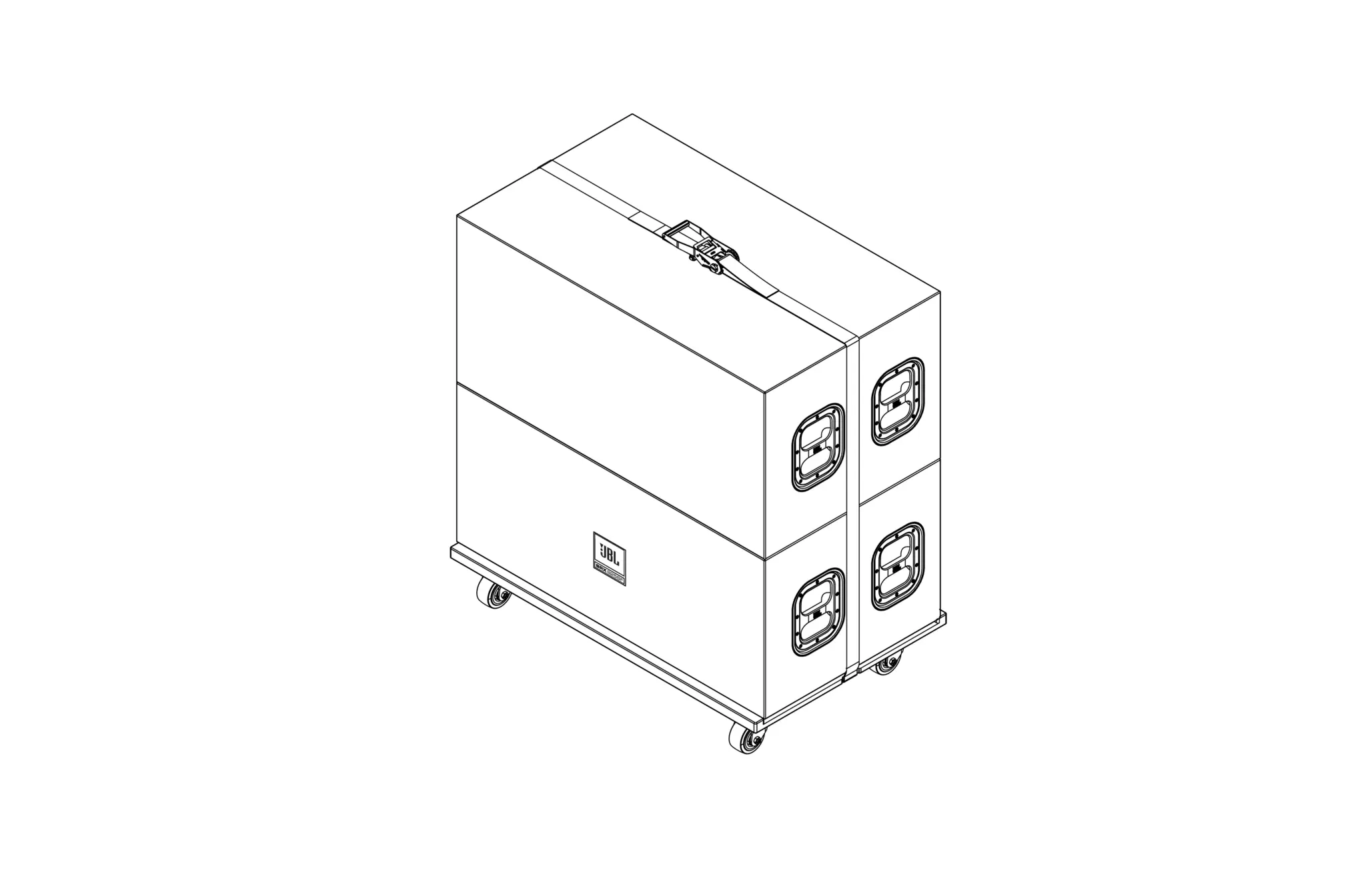 JBL SRX928S VT CVR Vertical Transporter Cover for SRX928S product image