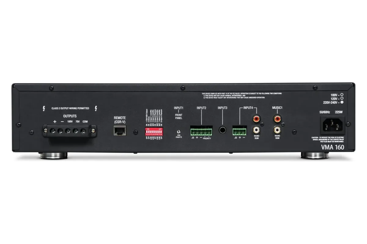 JBL VMA 160/1120/1240 5 input x 60/120/240W output Mixer/Amplifiers - view 2
