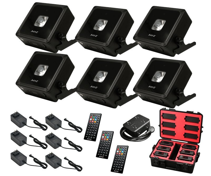 JMAZ Lighting MAD PAR BULLS IP 6PK product image