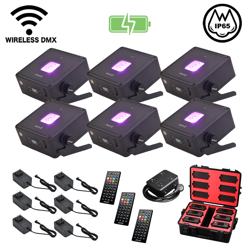 JMAZ Lighting MAD PAR BULLS IP 6PK - view 2