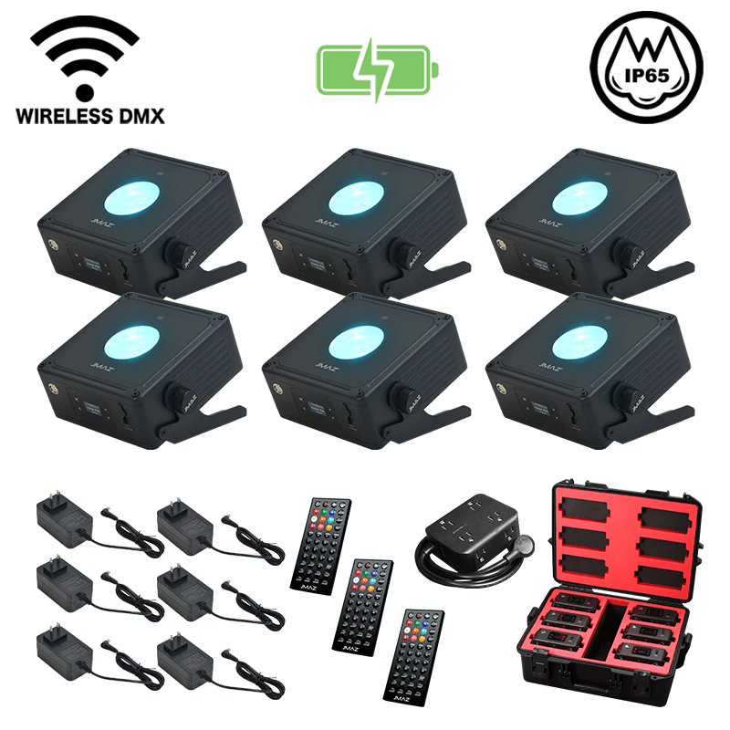 JMAZ Lighting MAD PAR PUCK 6PK - view 2