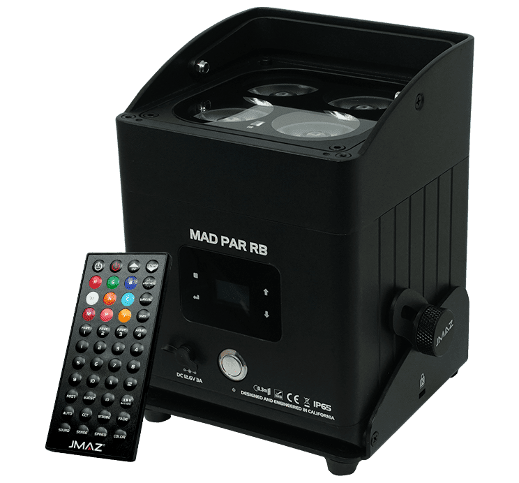 JMAZ Lighting MAD PAR RB Wireless Battery Uplight