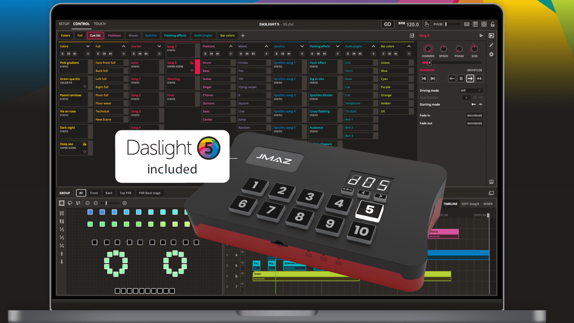 JMAZ Lighting REGULATOR DMX SCENE CONTROLLER - view 4