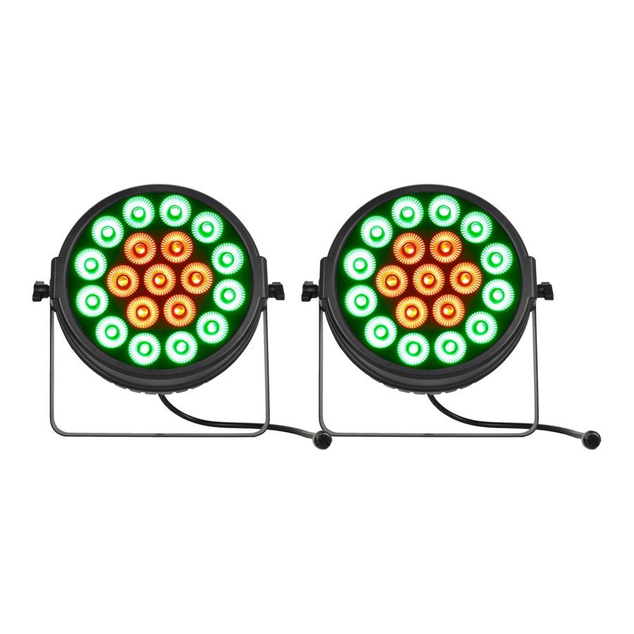 JMAZ Lighting VERSA FLEX PAR QUAD19 2PK