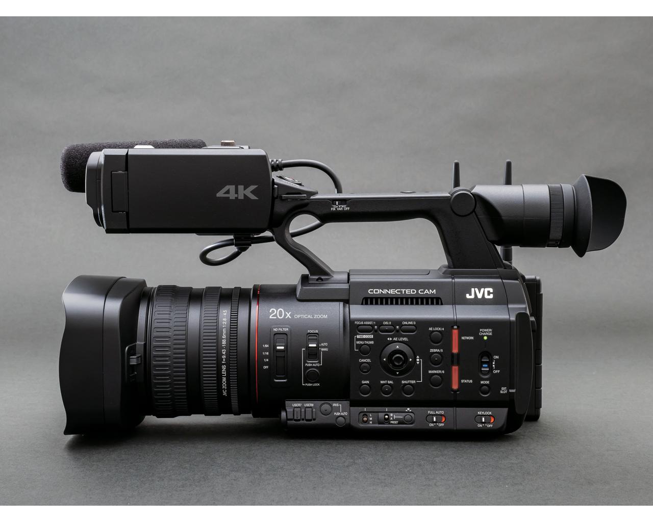 JVC GY-HC550 4K Broadcast Camcorder - view 4