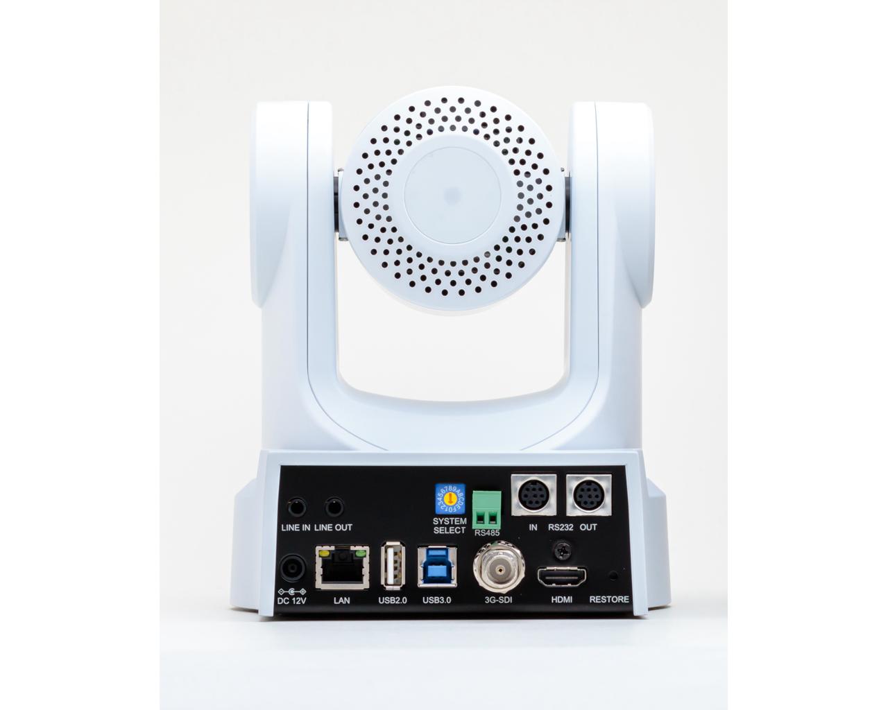 JVC KY-PZ200NWU 20x HD NDI PTZ Camera, White (B-Stock) - view 3