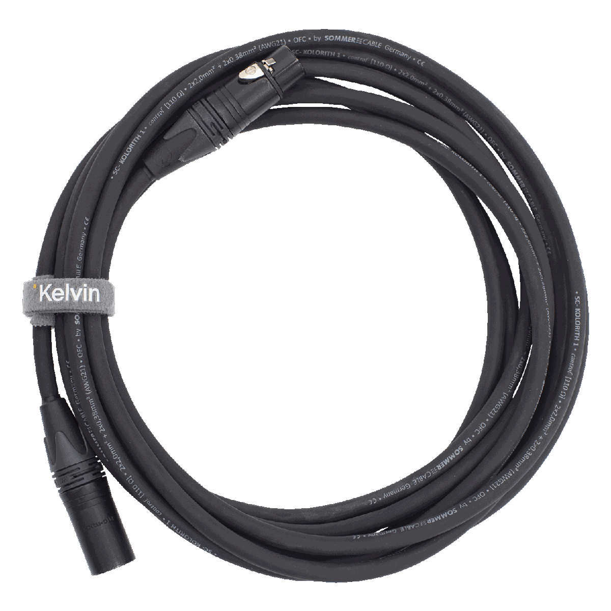 Kelvin Epos 4-Pin XLR Weatherproof Head Cable, 5 Meters