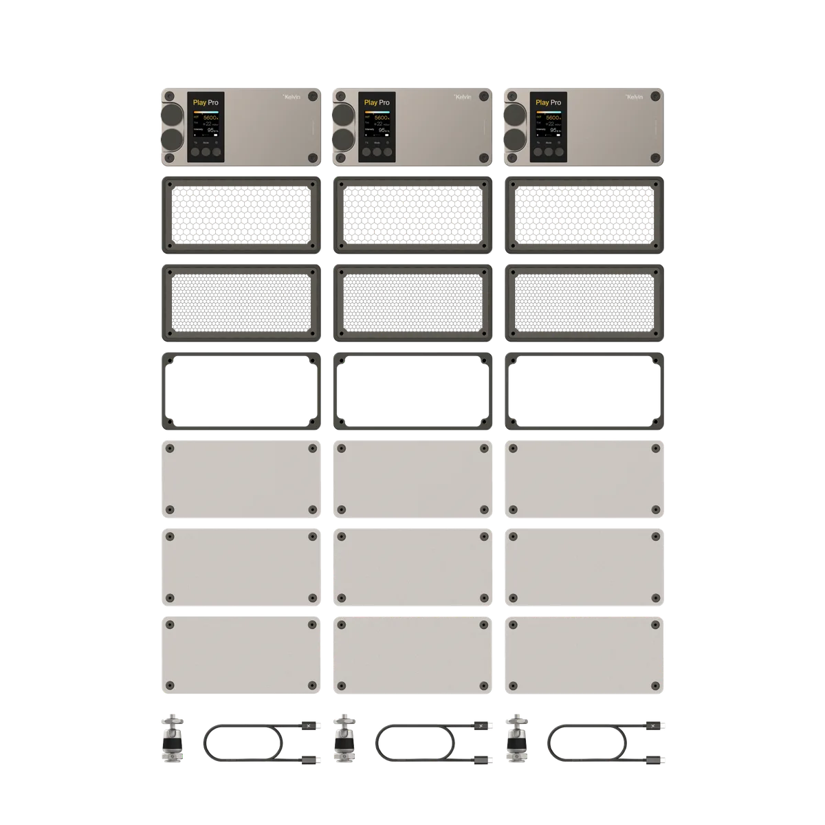 Kelvin Play Pro 3-Light Kit