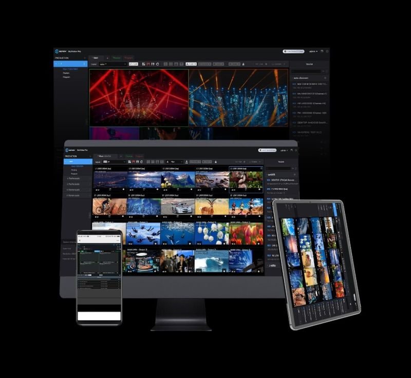Kiloview Multiview Pro NDI Monitoring System NDI Multiviewer Software