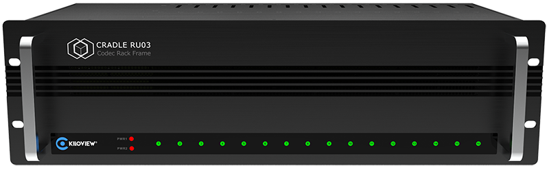 Kiloview RU03 3U Rackmount Encoding/Decoding Chassis