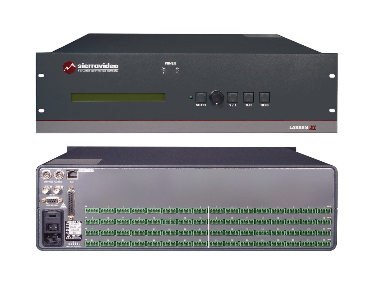 Kramer 3232S-XL 32x32 Analog Balanced Stereo Audio Matrix Switcher product image
