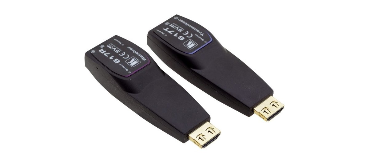 Kramer 617R/T 4K HDR HDMI Transmitter/Receiver over Extended-Reach MM Fiber Optic product image