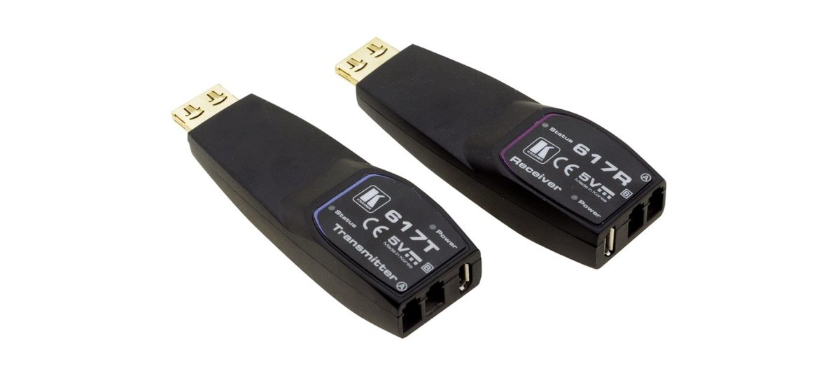 Kramer 617R/T 4K HDR HDMI Transmitter/Receiver over Extended-Reach MM Fiber Optic - view 2