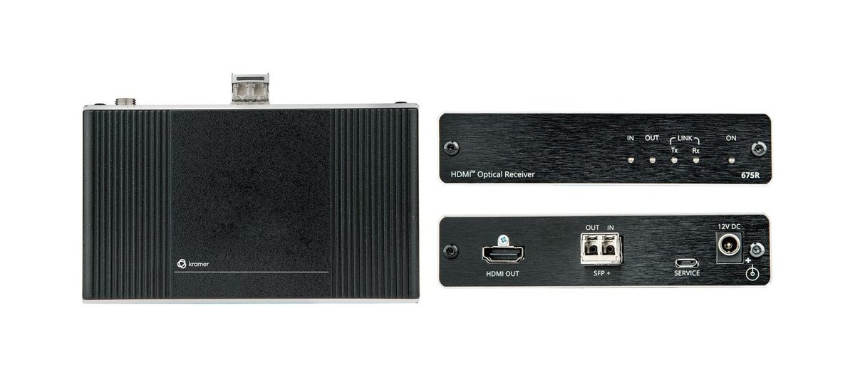 Kramer 675R/T 4K60 4:4:4 HDMI Extender Kit over Ultra-Reach MM/SM Fiber Optic - view 2