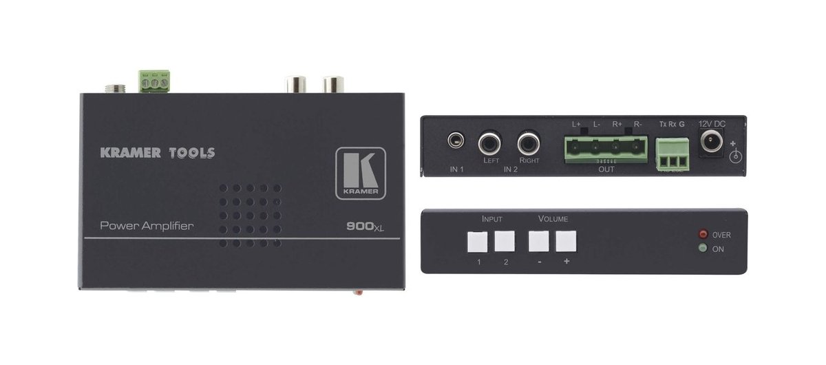 Kramer 900XL Stereo Power Amplifier (10 Watts per Channel) product image