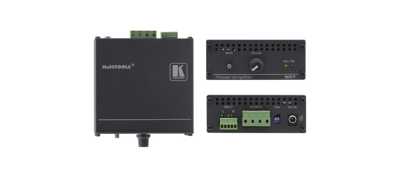 Kramer 907 Stereo Power Amplifier (40 Watts per Channel) product image