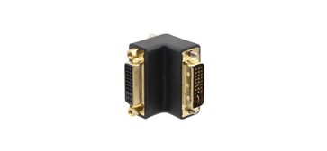 Kramer AD-DF/DM/RA DVI-I (F) to DVI-I (M) Right-Angled Adapter